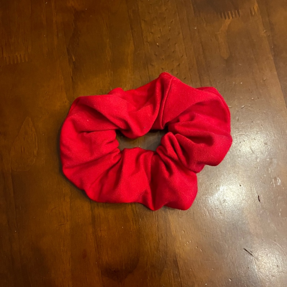 Cherry Red Oversized Scrunchie ARQ